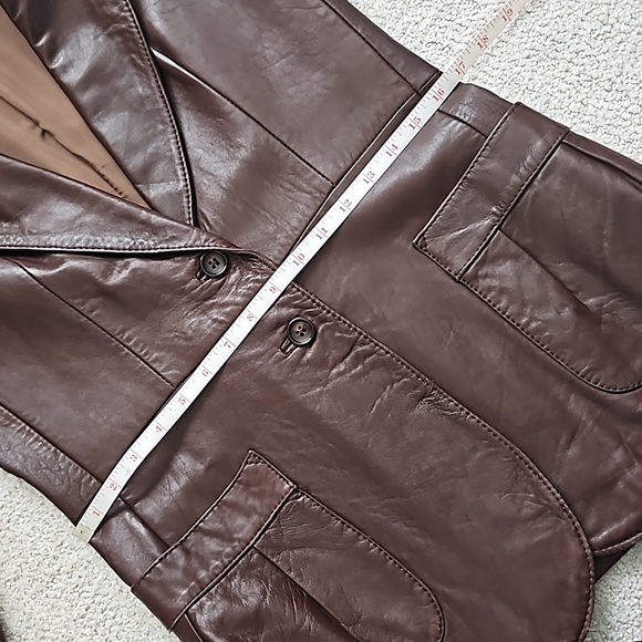 Vintage 1980s leather jacket, S-M - Picture 7 of 11